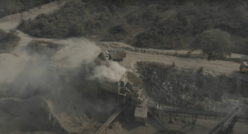 Feedstock Sourcing from the crusher for ERW Deployment (Credit: Alt Carbon)